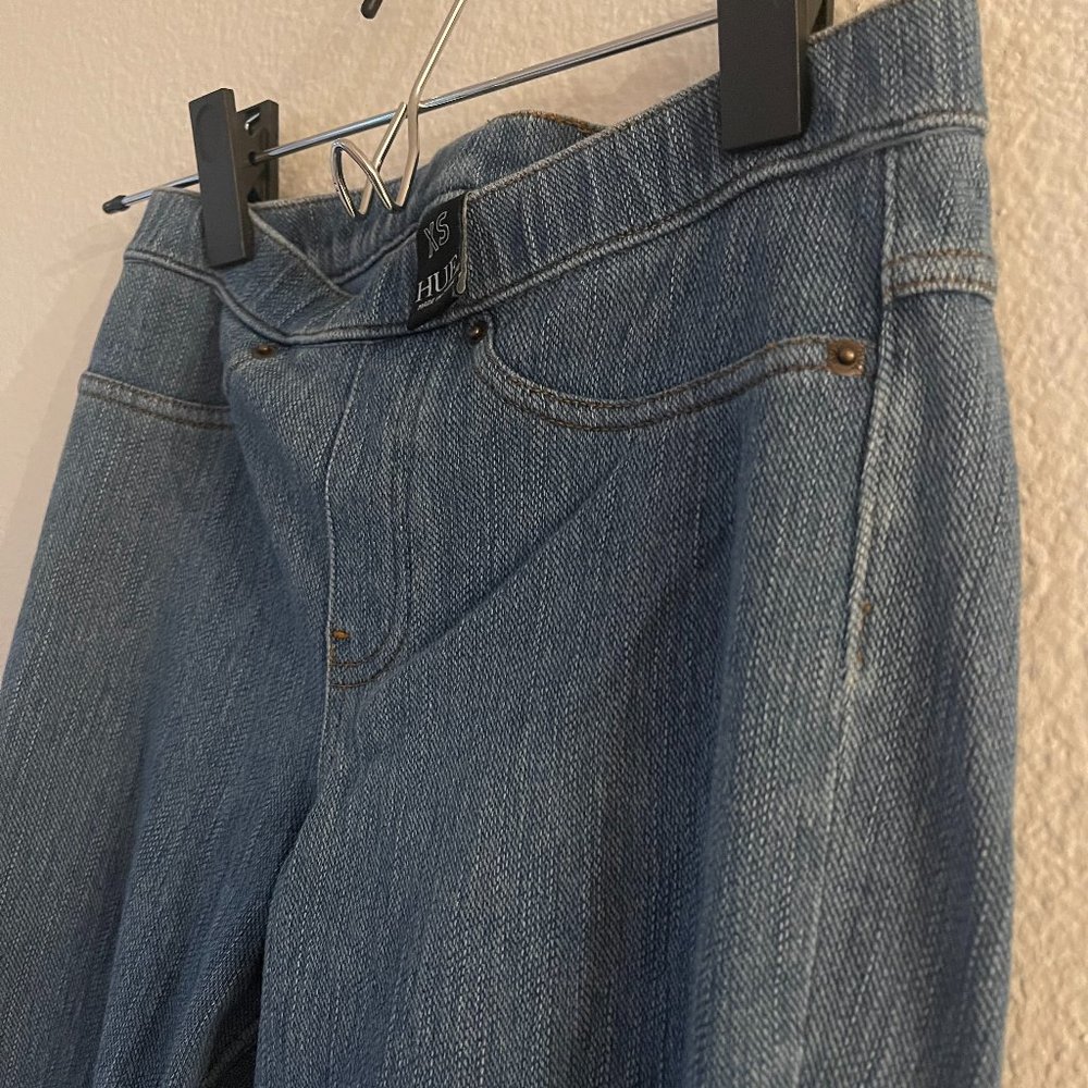 Hue Stretch Legging Pants (light blue)